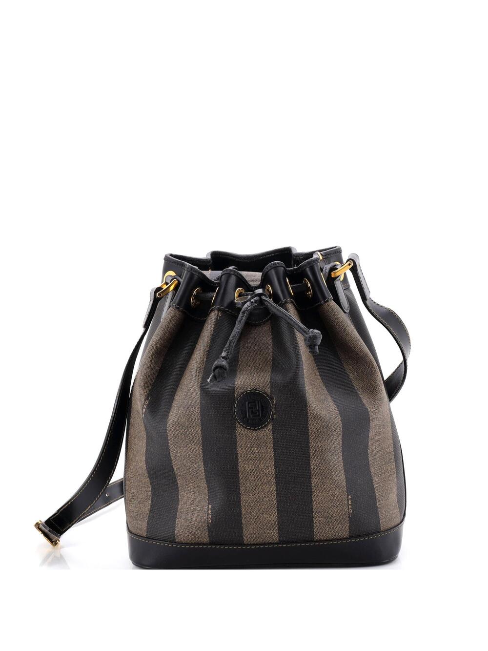 Fendi Vintage Pequin Bucket Bag Coated #278810F57B